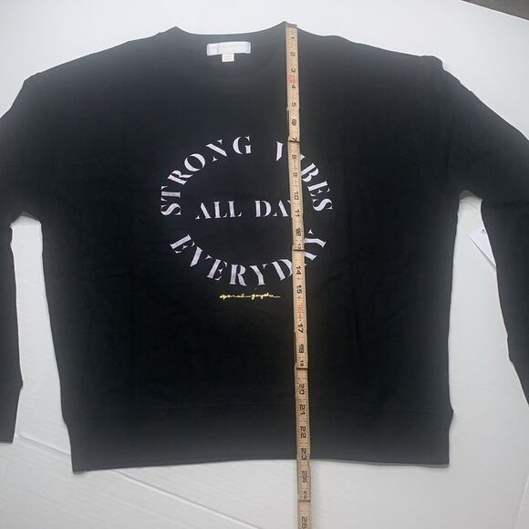 SPIRITUAL GANGSTER Strong Vibes Sweatshirt. Black. Medium - Picture 5 of 10